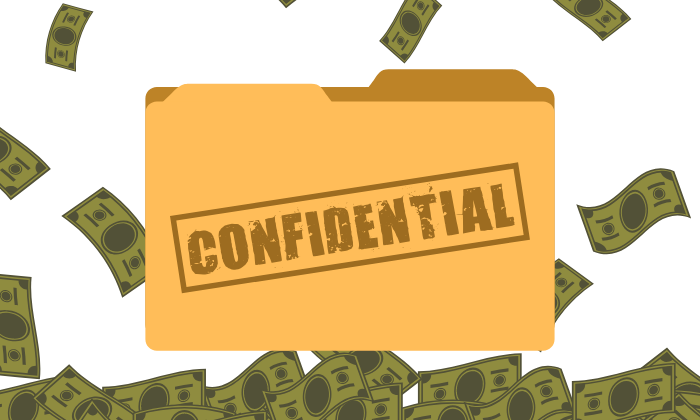 Folder marked confidential