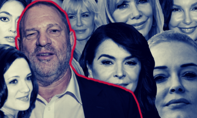 Harvey Weinstein and accusers including (clockwise from top left) Ambra Battilana Gutierrez, Daryl Hannah, Rosanna Arquette, Ashley Judd, Rose McGowan, Annabella Sciorra and Asia Argento.