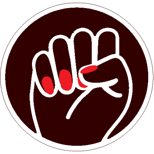 Boss Betty raised fist logo