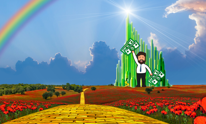 Yellow brick road and Emerald City