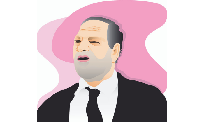 Harvey Weinstein illustration